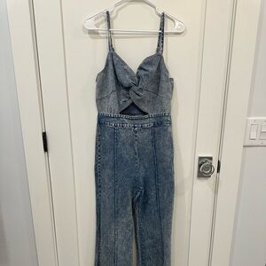 Women's Blue Denim Jumpsuit